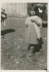 Image of Eskimo [Inuk] school girl